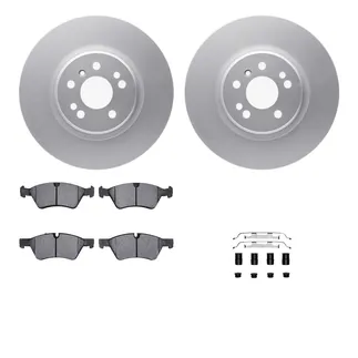 R1 Concepts WDUH1-63219 Carbon Series Brake Rotors W/ 5000 Oep Brake Pads & Hdw